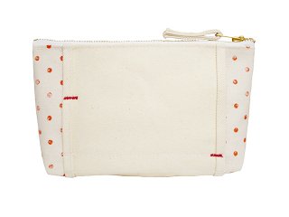 LAYER x LAYER POUCH (Natural / Red dot)