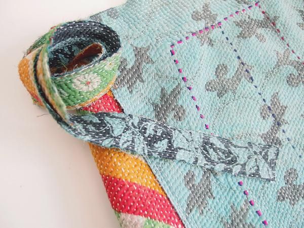 カンタ刺繍 リバーシブルラップスカート 16 - アジア雑貨店