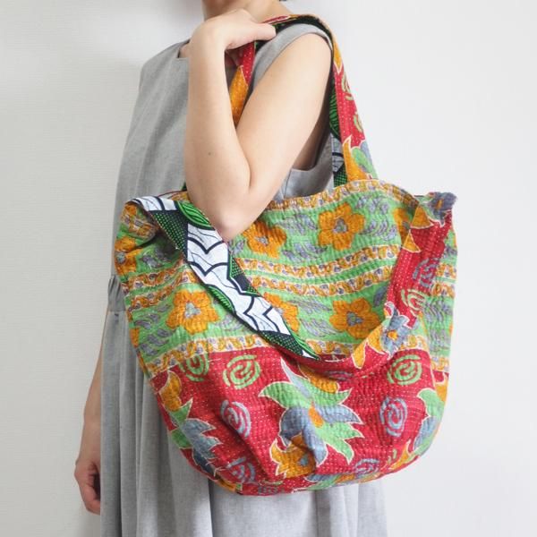 Various Shop カンタ刺繍 2ウェイバッグ 921 アジア雑貨店ワルンチャンプール エスニック ナチュラルファッション タイやバリ島の上質なアジアの手仕事 モン族 フェアトレード