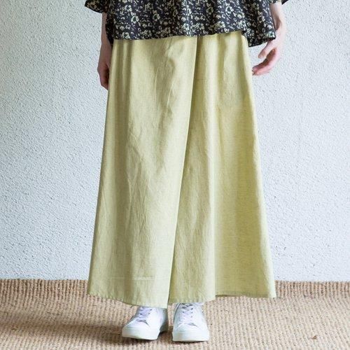 ラップパンツ タックフリル フェアトレード シサム工房