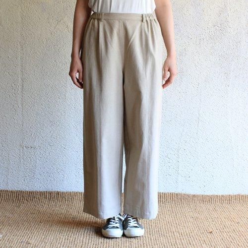 パネルストレートパンツ フェアトレード シサム工房