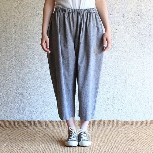ワイドパンツ ユッタリギャザー フェアトレード シサム工房