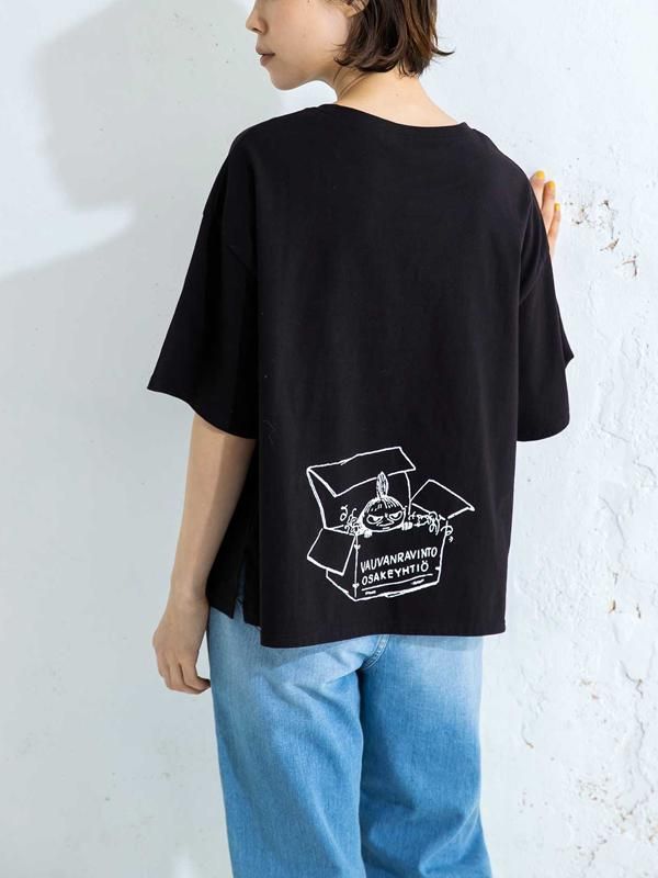ムーミン 箱の中のリトルミー オーガニックコットン ビッグTシャツ フェアトレード