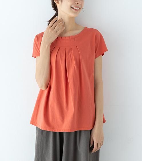 オーガニックコットン フロントタックTシャツ フェアトレード