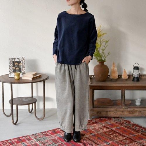 コクーンワイドパンツ チドリゴウシ フェアトレード シサム工房