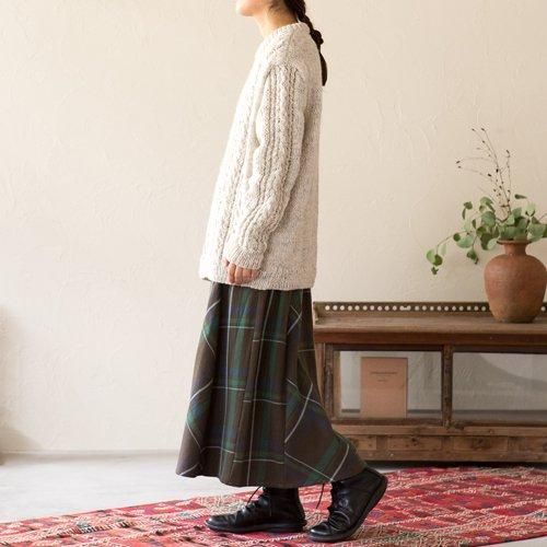 ウール100% 手編みユニセックス セーター アラン フェアトレード シサム