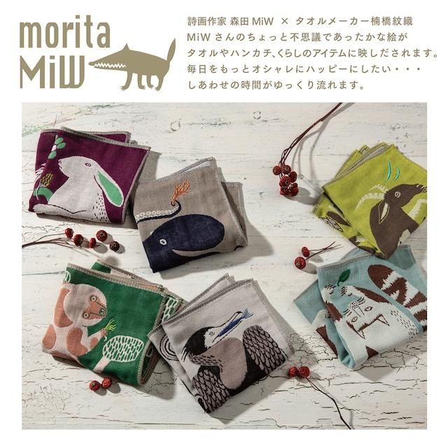 morita MiW ガーゼハンカチ 深海のダンスのタコたち|吸水性