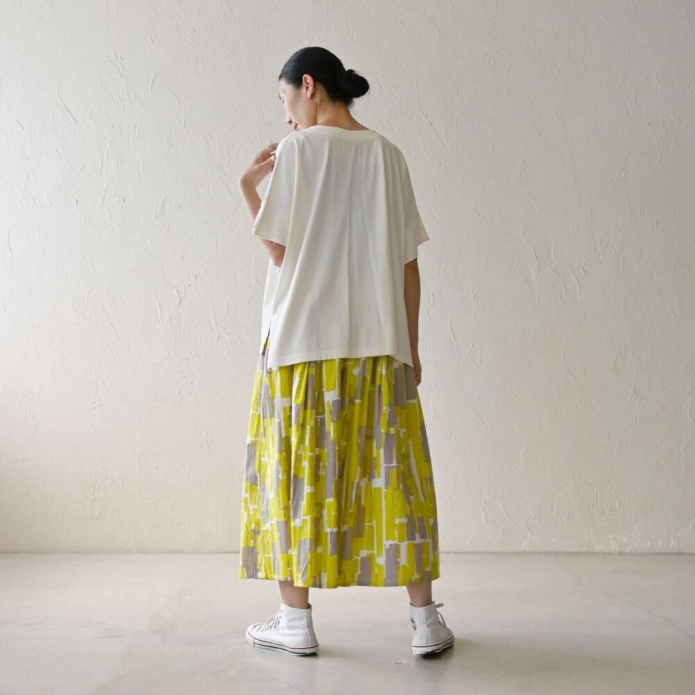 スクエアワイドTee フェアトレード シサム工房 オーガニックコットン