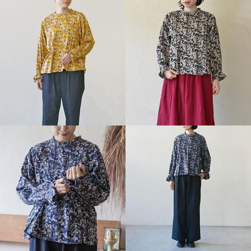 Sale フレンチピンクS ブロックプリントリキルト オーガニックコットン