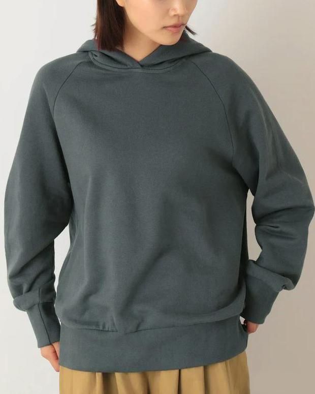 ムーミン オーガニックコットン ユニセックス 裏毛 フーディー ライトグレイ ミムラ姉さん  フェアトレード