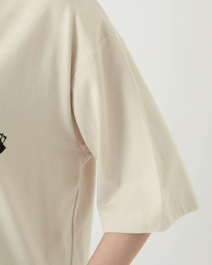 ムーミン オーガニックコットン ユニセックス 裏毛 フーディー ライトグレイ ムーミン  フェアトレード