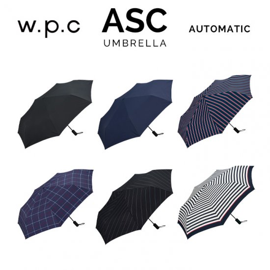 自動開閉傘 折りたたみ傘 晴雨兼用傘 wpc UNISEX ASC Umbrella w.p.c 