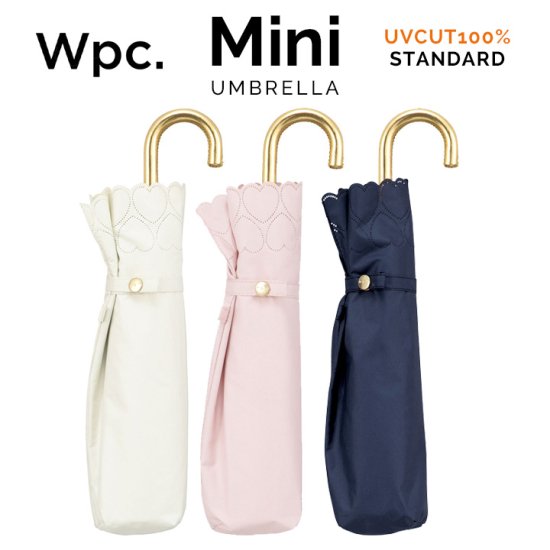 日傘 折りたたみ傘 遮光遮熱傘 Wpc 晴雨兼用傘 Heart Heat Cut Mini W P C ワールドパーティー 日傘 折りたたみ傘 遮光遮熱傘 Wpc 晴雨兼用傘 Heart Heat Cut Mini W P C ワールドパーティー