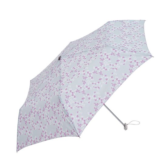 ウォーターフロント Waterfront 折りたたみ傘 軽量 レディース ポケフラット ウィステリア カラー手元 薄型 日傘 晴雨兼用傘