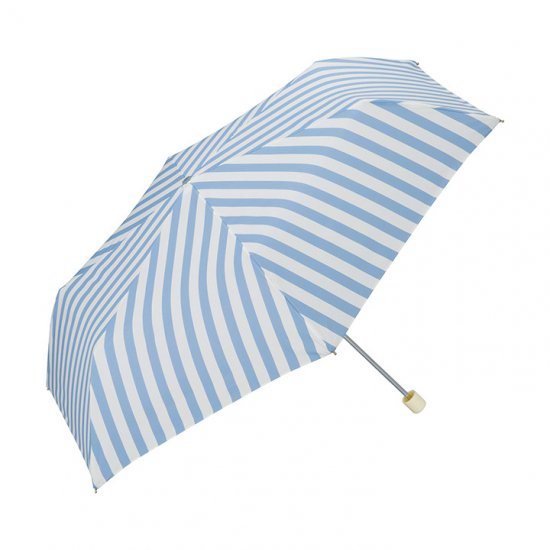 Wpc 日傘 晴雨兼用傘 折りたたみ傘 ベーシックストライプ mini