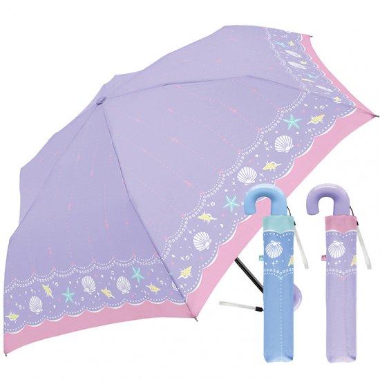 折りたたみ傘 かわいい子供用 女の子 軽量 フェアリーシェル 子供用記念品 クラックス