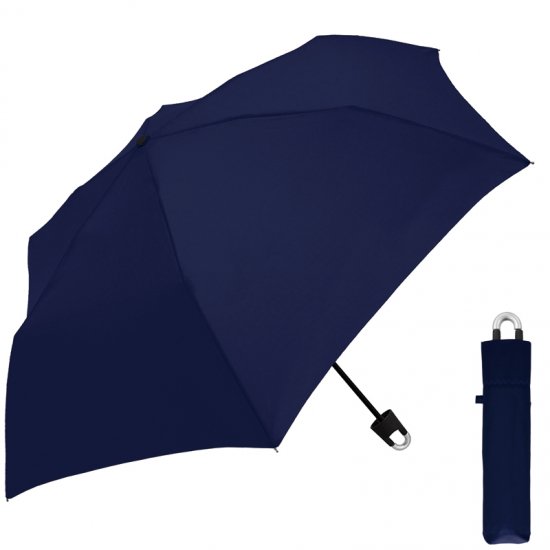 折りたたみ傘 男女兼用 カラビナ付き手元折傘