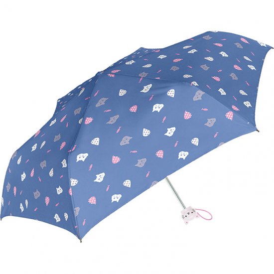 折りたたみ傘 子供用記念品 女の子 軽量 かわいい子供用 レイニーキャット ェイルシェイル