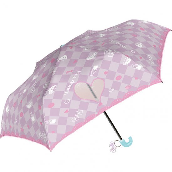 折りたたみ傘 子供用記念品 女の子 軽量 かわいい子供用 アリス 50cm シェイルシェイル