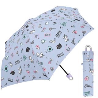 折りたたみ傘 かわいい子供用 男の子 軽量 キッズカラナビ付き手元 ピンクスタイル 子供用記念品 クラックス