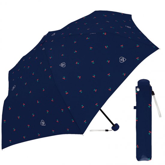 折りたたみ傘 かわいい子供用 女の子 軽量 タイニーチェリー 子供用記念品 クラックス