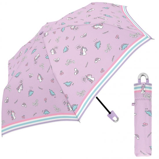折りたたみ傘 かわいい子供用 軽量 キッズカラナビ付き手元 フェイバリットライフ 子供用記念品 クラックス