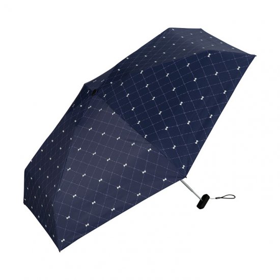 Wpc 日傘 遮光遮熱傘 折りたたみ傘 晴雨兼用傘 遮光クロスステッチリボンmini w.p.c ワールドパーティー