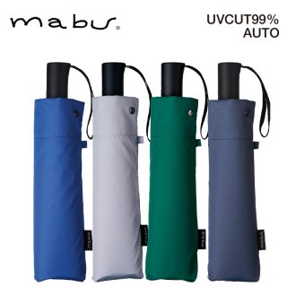 【mabu】折りたたみ傘 晴雨兼用 超撥水UVマルチミニ AUTO Swing マブ