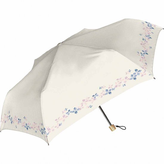 日傘 折りたたみ傘 裏ブラックコーティング 遮光率100％ フェアリーフラワー 遮光遮熱傘 晴雨兼用傘