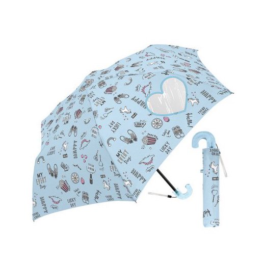 折りたたみ傘 かわいい子供用 女の子 軽量 マイ　エブリデイ 子供用記念品 クラックス