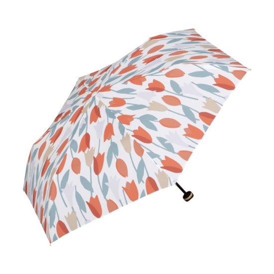 【Wpc】 折りたたみ傘 晴雨兼用傘 ブルーミングチューリップmini ワールドパーティー