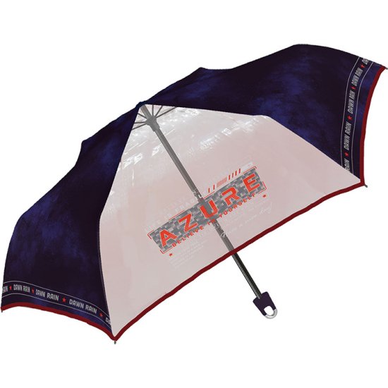 折りたたみ傘 かわいい子供用 軽量 キッズカラビナ付　クールタイダイ 透明窓 子供用記念品