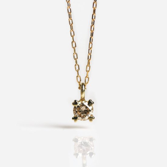 Diamond Necklace 0.08ct | K10YG