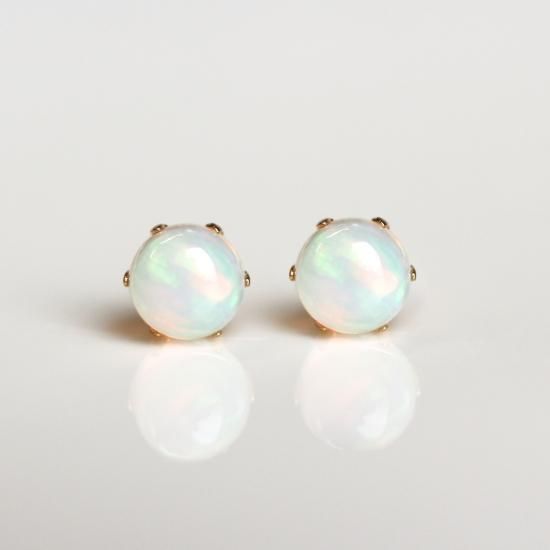 cui-cui / Round Opal Pierce | K18 (未使用)18K