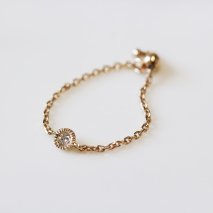 Diamond Chain Ring | K10YG