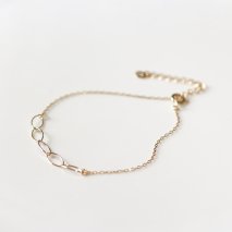 Leaf Chain Bracelet | K10YG