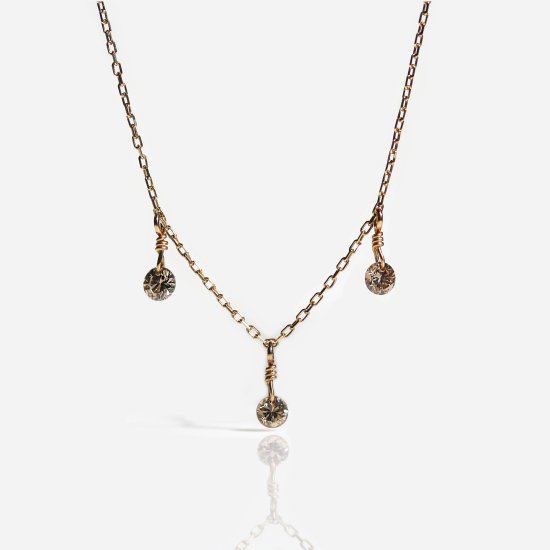 Nudy Diamond Necklace 0.15ct | K10YG
