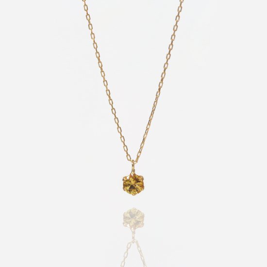 Yellow Sapphire Necklace | K18〈WEB限定〉