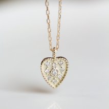Heart Necklace | K10YG