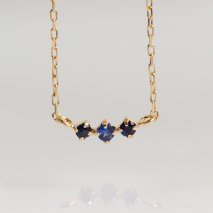 Triple Sapphire Necklace | K18