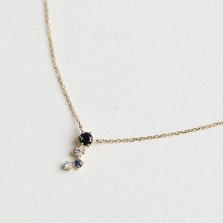 Sapphire & Diamond Necklace | K18