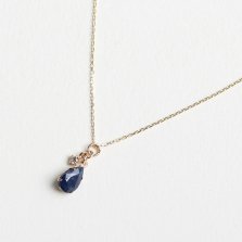 Sapphire & Diamond Necklace | K10YG