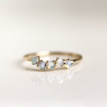 Cluster Opal Ring | K10YG