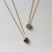 Blue Reversible Necklace | K10YG
