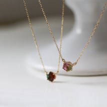 Gradation Crystal Necklace | K10YG