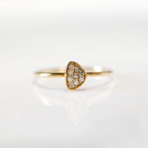 Motif Diamond Ring | K18