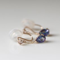 Mystic Blue Earring | K10YG