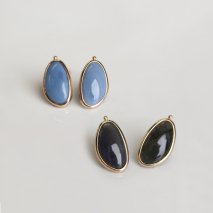 Blue Opal / Labradorite Pierce | K10YG 