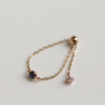 Sapphire Chain Ring | K10YG〈WEB限定〉