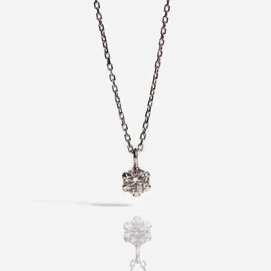 Diamond Necklace 0.1ct | Pt850